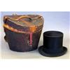 HENRY HEATH LIMT., LONDON TOP HAT w/ leath