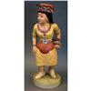CARVED/PAINTED CIGAR STATUE height: 24"