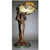 Image 3 : ART NOUVEUA STYLE FIGURAL LAMP with sea sh
