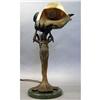 Image 4 : ART NOUVEUA STYLE FIGURAL LAMP with sea sh