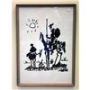 PICASSO PRINT dated: 10-8-55 sight: 16"X24