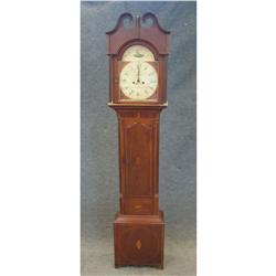 AMERICAN FEDERAL TALL CASE CLOCK, Isaac Sc