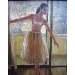 O/C, BALLET DANCER sight: 20 x 24 