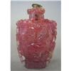 Image 1 : TOURMALINE CARVED SNUFF BOTTLE height: 3 1