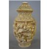 Image 1 : CHINESE CARVED SNUFF BOTTLE height: 3"