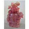 Image 1 : TOURMALINE CARVED SNUFF BOTTLE