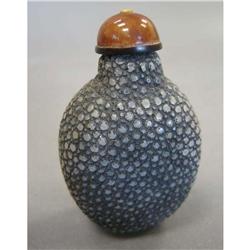 EXOTIC CHINESE SNUFF BOTTLE height: 2 1/2"