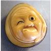 Image 1 : NETSUKE, FACIAL EXPRESSION length: 1 3/4"