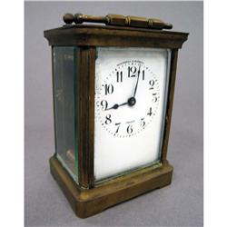 FRENCH SIX JEWEL CARRIAGE CLOCK- Duverdrey