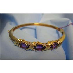 AMETHYST BRACLET