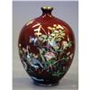 Image 1 : JAPANESE CLOISONNE VASE height: 5"