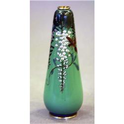 JAPANESE CLOISONNE VASE height: 4 5/8"