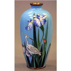 JAPANESE CLOISONNE VASE height: 5 