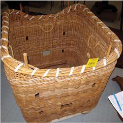 UNUSUAL WICKER BALLON BASKET size: 32 x32 