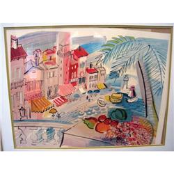 CHARLES COBELLE,Color Lithograph-20"x25"