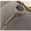 Image 1 : LADIES BLUE DIAMOND RING