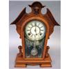 Image 1 : VICTORIAN WALNUT KITCHEN CLOCK