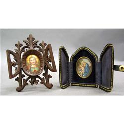 LOT OF (2) RELIGIOUS MINIATURES