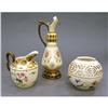 Image 1 : GROUPING OF (3) CARLSBAD AUSTRIAN PAINTED