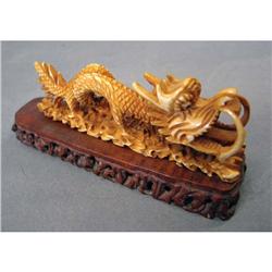 CARVED DRAGON on stand