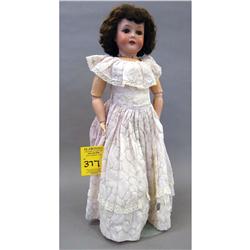 GERMAN DOLL with white dress length: 21 