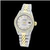 Image 2 : Rolex Men's Two Tone 14K Gold/SS, QuickSet, Diamond Dial & Diamond Bezel