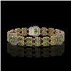 Image 1 : 17.79 ctw Tourmaline & Diamond Bracelet 14K Rose Gold - REF-283K3Y