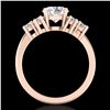 Image 1 : 2.1 ctw VS/SI Diamond Solitaire Ring 18k Rose Gold - REF-465K2Y