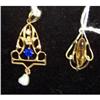 Image 1 : 2 GEM STONE PENDANTS