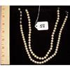 Image 1 : 2 QUALITY LIKE PEARL NECKLACES