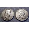 Image 1 : 2 FRANKLIN HALF DOLLARS - 1949D & 1963D