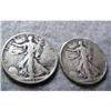 Image 1 : 2 LIBERTY WALKING HALF DOLLARS - 1943 & 19