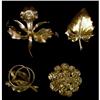 Image 1 : 4 COSTUME  BROACHES  - BOUCHER, ETC.