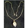 Image 1 : 6 OPALS, 1 LOOK-LIGHT DIAMOND NECKLACE