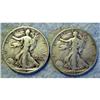 Image 1 : 2 LIBERTY WALKING HALF DOLLARS - 1943 & 19