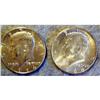 Image 1 : 2 1964 KENNEDY SILVER HALF DOLLARS