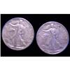 Image 1 : 2 LIBERTY WALKING HALF DOLLARS - 1940S & 1936