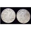 Image 1 : 2 LIBERTY WALKING HALF DOLLARS - 1939 & 1944