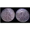 Image 1 : 2 LIBERTY WALKING HALF DOLLARS - 1935 & 1941D