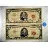 Image 1 : 2 - 1963   RED SEAL $5  BILL