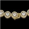 Image 3 : 29.37 ctw Cushion Cut Diamond Micro Pave Necklace 18K Yellow Gold - REF-3956N6F
