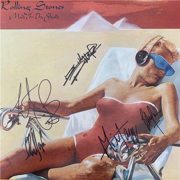 Rolling Stones Made In The Shade signed album