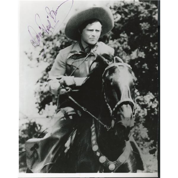 Don "Red" Barry signed photo