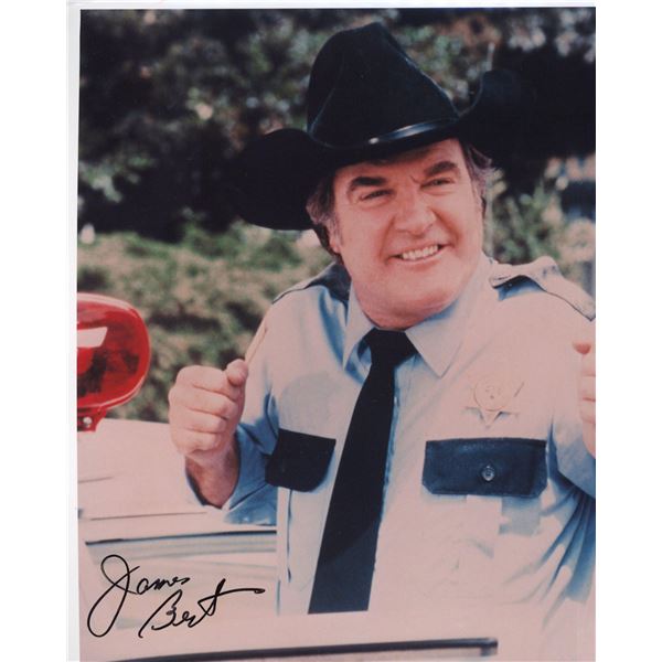 James Best Signed Dukes of Hazzard photo