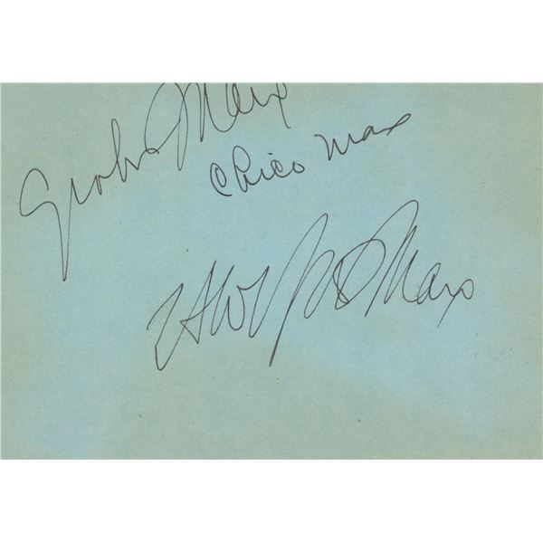 The Marx Brothers signature cut