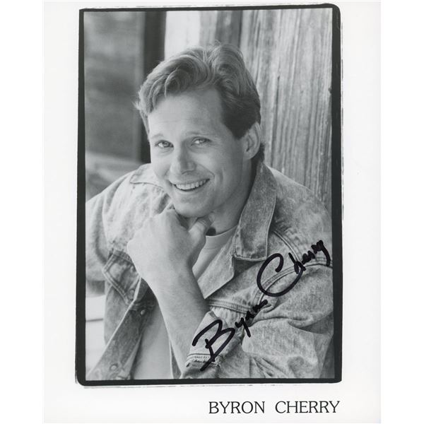 Byron Cherry signed photo