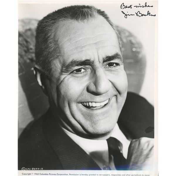 Jim Backus signed Thurston Howell Gilligan's Island photo
