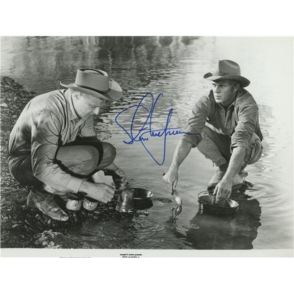 Steve McQueen signed movie photo