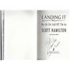 Image 1 : Landing It: My Life On and Off the Ice Scott Hamilton signed book