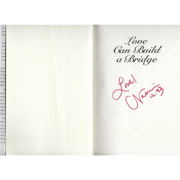 Love Can Build A Bridge Naomi Judd signed book